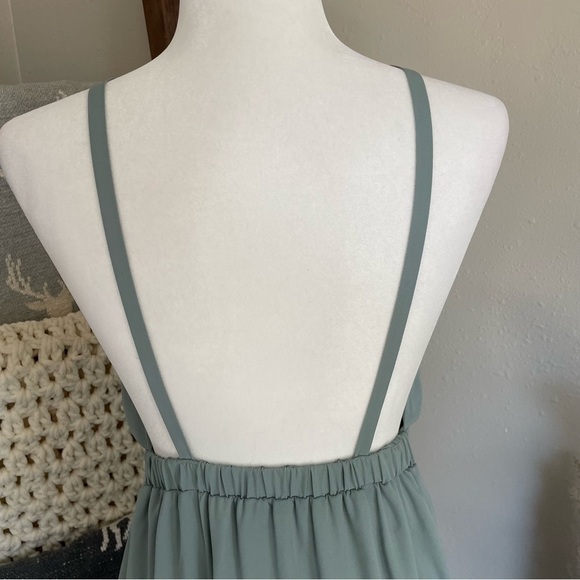 Show Me Your MuMu | Amanda Maxi dress in silver sage crisp - Picture 10 of 16